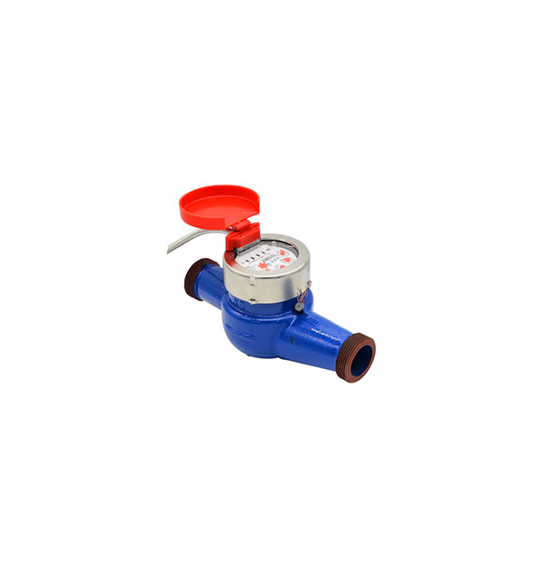 Optical direct reading remote hot water meter